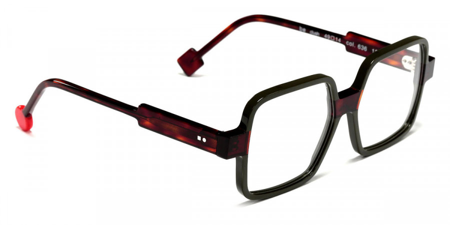 Color: Shiny Khaki/Shiny Cherry Tortoiseshell (636) - Sabine Be SBEMCLUS636196049