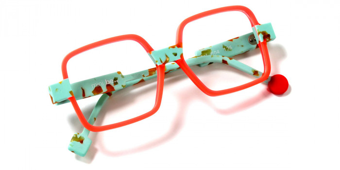 Sabine Be™ Mini Be Clush 604 49 - Shiny Miami Neon Orange/Matte Marbled Turquoise