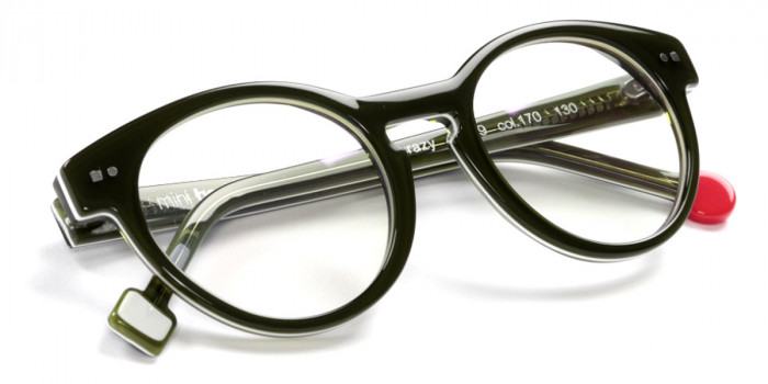 Sabine Be™ Mini Be Crazy 170 44 - Shiny Translucent Dark Green/White/Shiny Translucent Dark Green