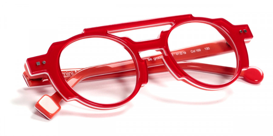 Sabine Be™ Mini Be Groovy Swell 169 41 - Shiny Translucent Red/White/Shiny Orange