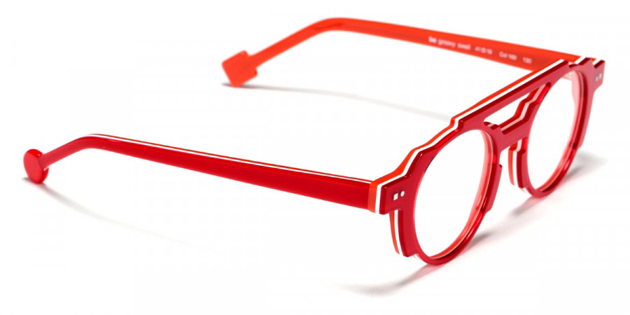 Color: Shiny Translucent Red/White/Shiny Orange (169) - Sabine Be SBEMGROSWE169106441