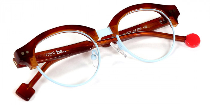 Sabine Be™ Mini Be Master Pantos 593 45 - Shiny Tortoise Blonde/Satin Baby Blue