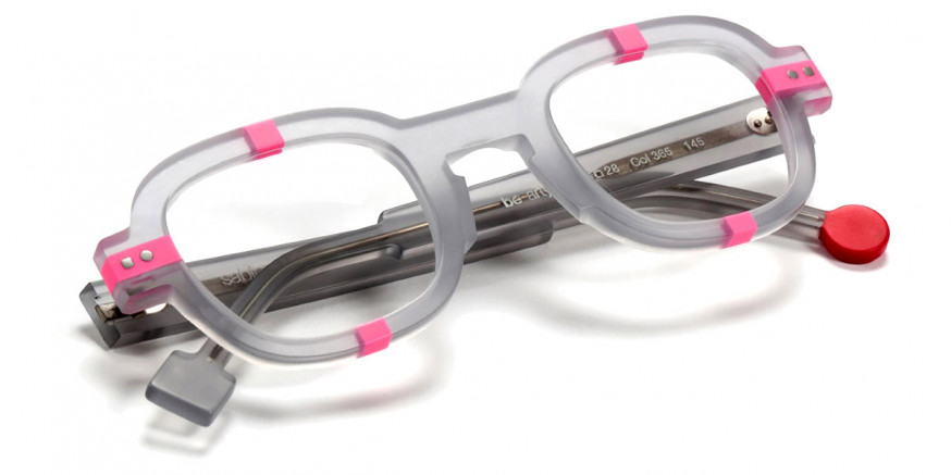 Sabine Be™ Be Arty 365 46 - Matte Translucent Gray/Matte Neon Pink