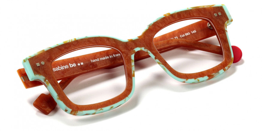 Sabine Be™ Be Idol Line 583 46 - Matte Marbled Rust/Matte Marbled Turquoise