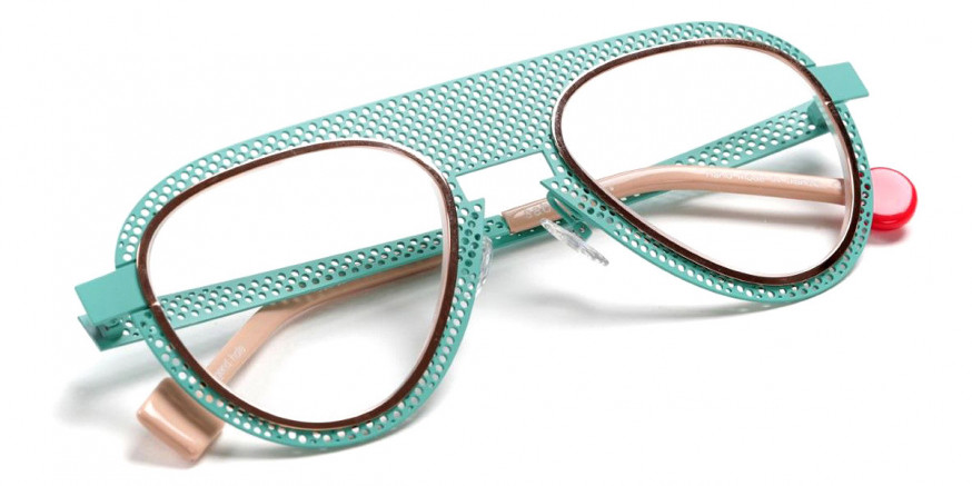 Sabine Be™ Be Legend Hole 507 51 - Satin Turquoise Perforated/Polished Rose Gold