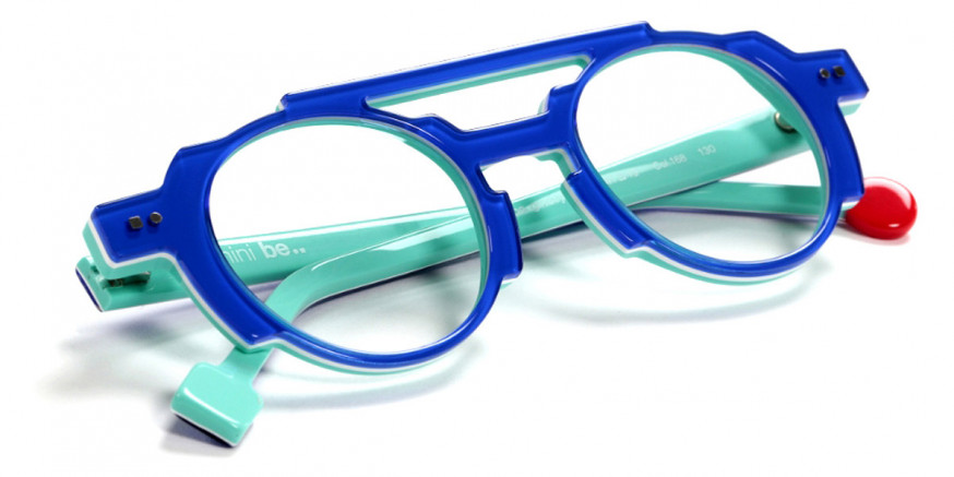 Sabine Be™ Mini Be Groovy Swell 168 41 - Shiny Translucent Blue Majorelle/White/Shiny Turquoise