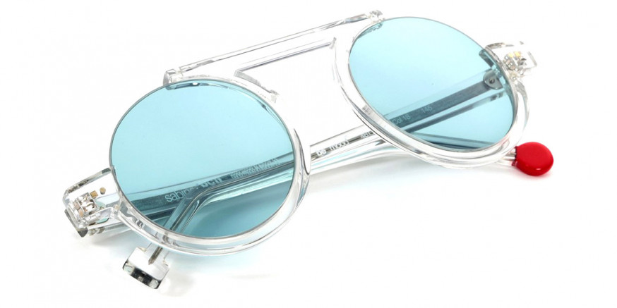 Sabine Be™ Be Mood Sun 18.t 48 - Shiny Crystal/Turquoise Lenses
