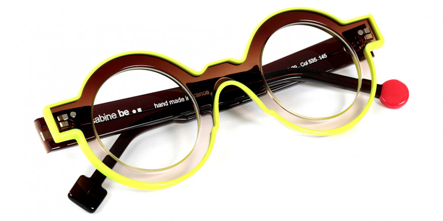 Sabine Be™ Be Pop Line 535 41 - Shiny Gradient Brown/Shiny Neon Yellow
