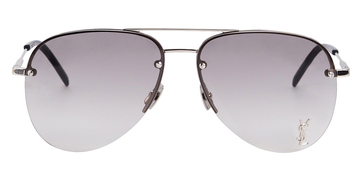 Saint Laurent Classic 11 M Sunglasses Gold Bronze Mirror 59 New 100%  Authentic 889652058498