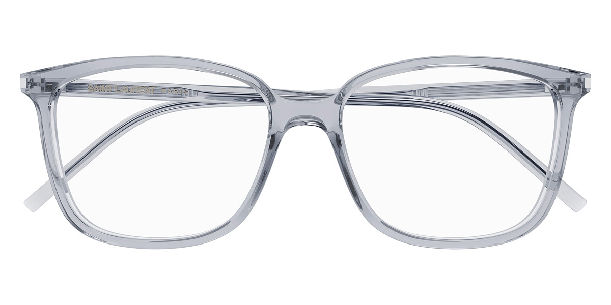 SAINT LAURENT スクエアフレムメカネ SL453 002 sl-453-f-gray-eyeglasses-002-