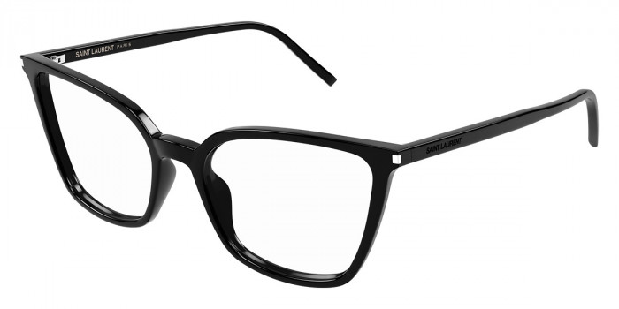 SAINT LAURENT 長方形フレムサンクラス SL697 002 Saint Laurent™ SL 669 002 54 Black Eyeglasses