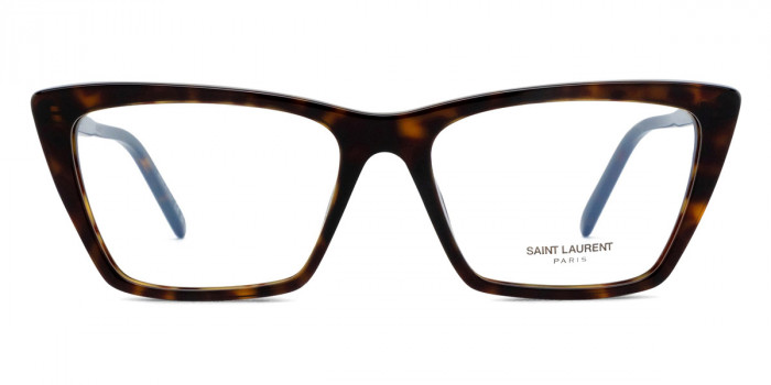 SAINT LAURENT キャットアイフレムメカネ SL737MICATHINOPT 002 Saint Laurent™ SL 737 MICA THIN OPT Cat-Eye Eyeglasses