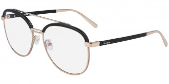Color: Rose Gold/Black Leather (786) - Salvatore Ferragamo SFGSF2195L78657
