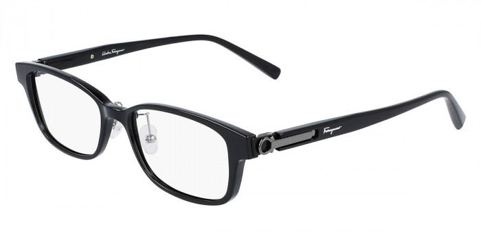 SALVATORE FERRAGAMO キャットアイフレムサンクラス SF196SR 750 Salvatore Ferragamo Full Rim Cat-Eye Black 56mm Eyesize