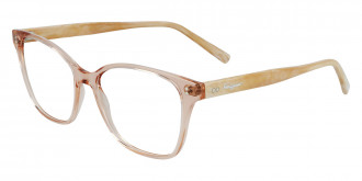 Salvatore Ferragamo™ SF2912 219 52 - Trasparent Nude/Beige Marble