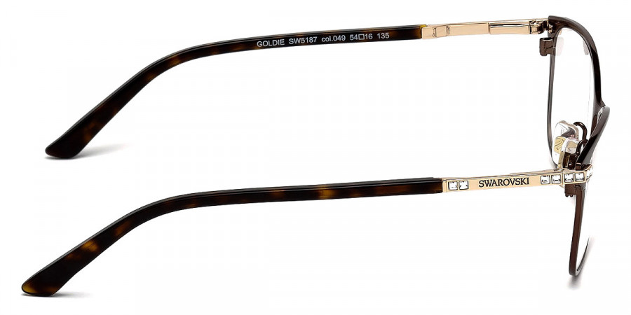 Color: Matte Dark Brown (049) - Swarovski SK5187Goldie04954