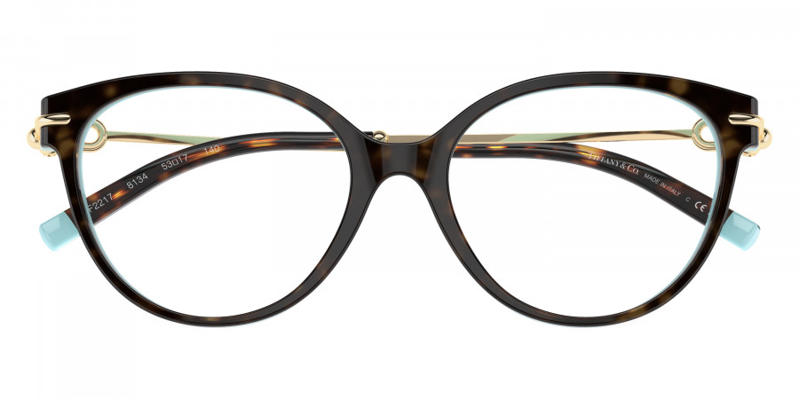 Color: Havana on Tiffany Blue/Pale Gold (8134) - Tiffany TF2217813453