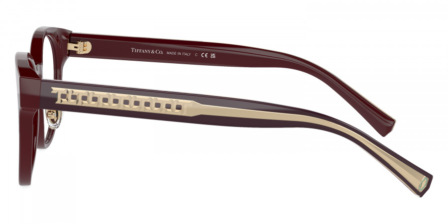 Color: Crystal on Burgundy (8389) - Tiffany TF2250F838950