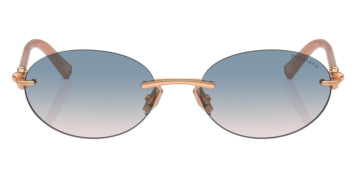 【新品】ティファニー サングラス （0TF3104D-621716）サイズ56 Tiffany™ TF3104D 621716 56 Rose Gold/Opal Nude Sunglasses