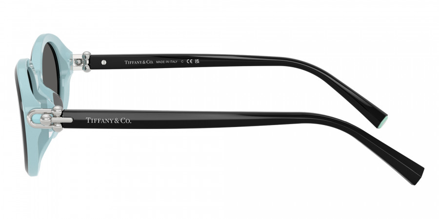 Color: Black on Tiffany Blue (8055S4) - TIFFANY TF4242D8055S454