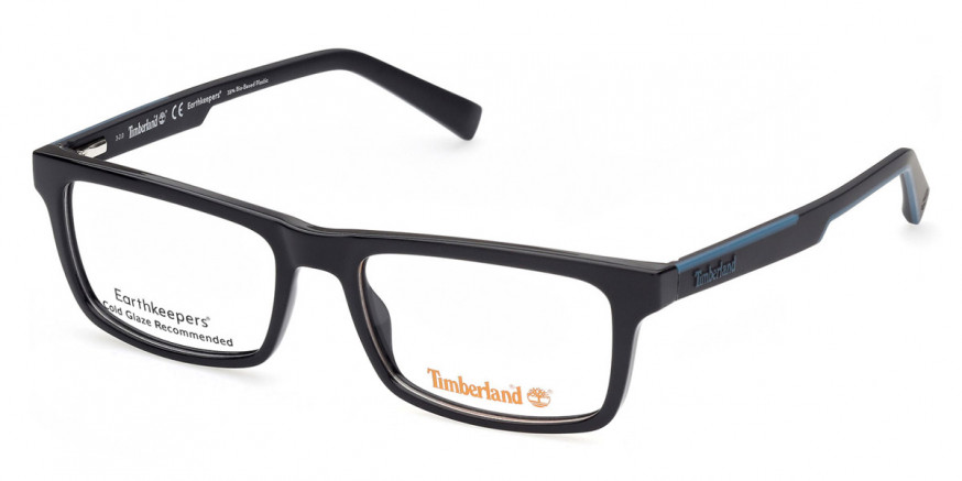 World wide Spokesman Nominal Timberland™ TB1720 001 55 Shiny Black Eyeglasses