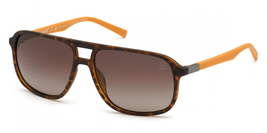 Color: Matte Havana with Orange Rubber (52H) - Timberland TB920052H61