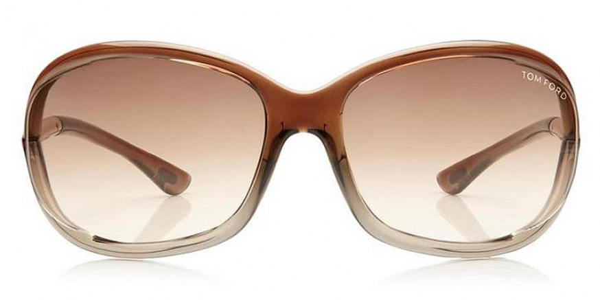 Tom Ford™ FT0008 Jennifer 38F 61 - Shiny Transparent Bronze