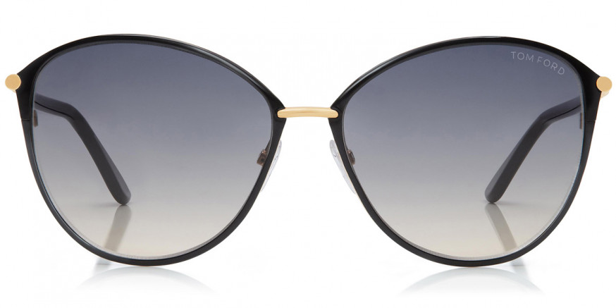 Tom Ford FT0320 Penelope 28B 59 Shiny Rose Gold Shiny Black Coating