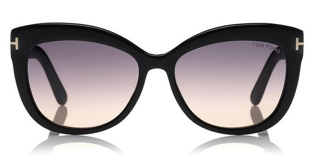 Tom Ford FT0524 Alistair 01B 56 Shiny Black Sunglasses