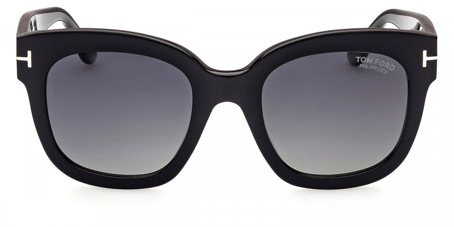 Tom Ford FT0613 Beatrix 02 01D 52 Shiny Black Sunglasses