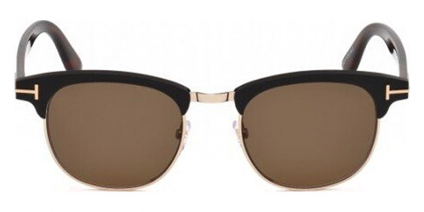 Tom Ford™ FT0623 Laurent-02 02J 51 - Matte Black/Rose Gold/Classic Dark Havana