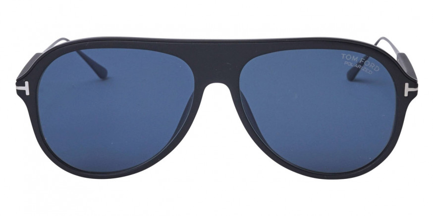 Tom Ford™ FT0624 Nicholai-02 02D 57 - Matte Black/Matte Black