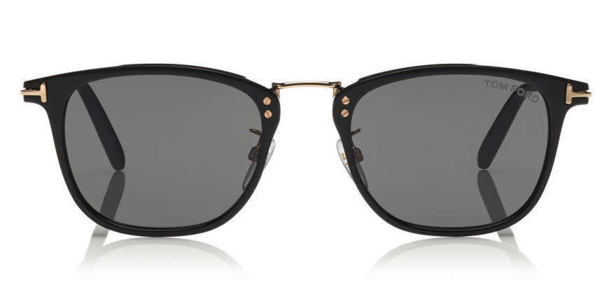 Tom Ford™ FT0672 Beau 01A 53 - Shiny Black/Shiny Rose Gold