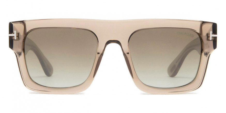 Tom Ford™ FT0711 Fausto 47Q 53 - Shiny Transparent Oyster