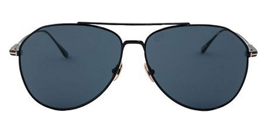 Tom Ford™ FT0747 Cyrus 01V 62 - Shiny Black Titanium