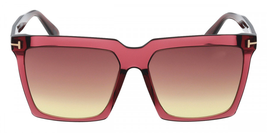 Tom Ford™ Sabrina-02 FT0764 69T 58 - Shiny Bordeaux