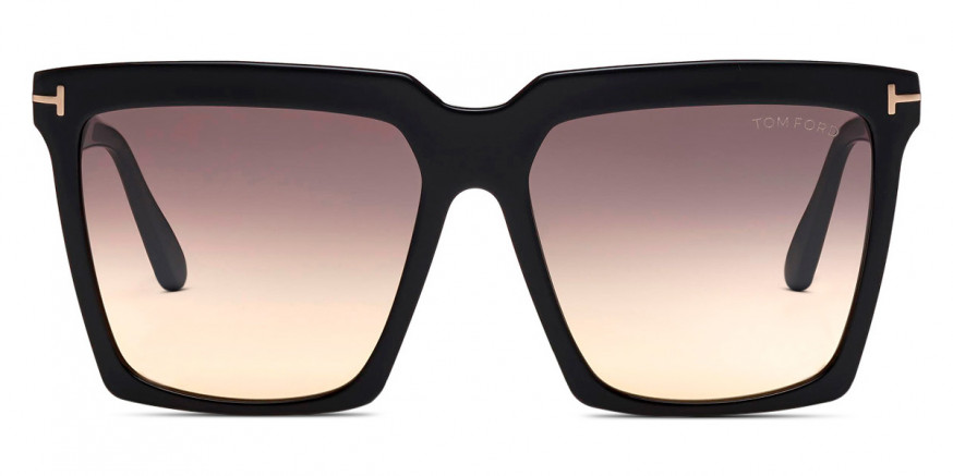 Tom Ford™ FT0764 Sabrina-02 01B 58 - Shiny Black