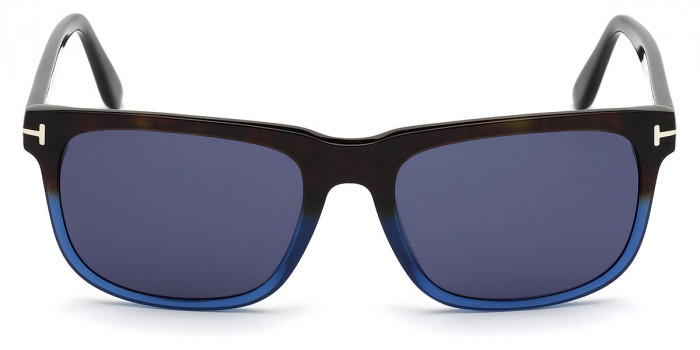Tom Ford™ FT0775 Stephenson 55V 56 - Gradient Havana-To-Blue with Blue Havana