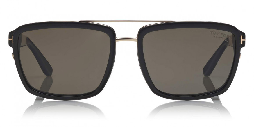 Tom Ford™ FT0780 Anders 01D 58 Shiny Black Sunglasses