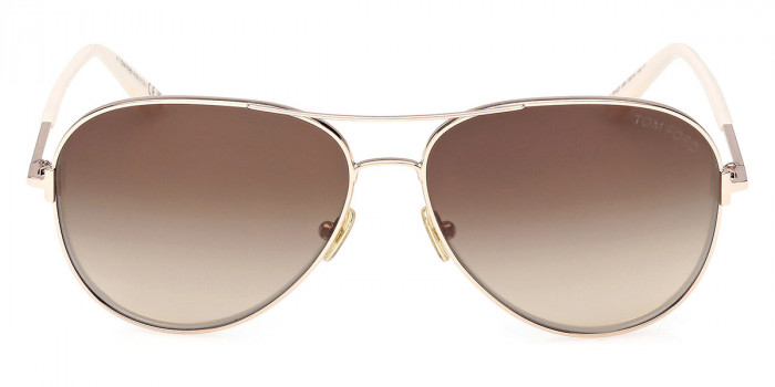 Tom Ford™ FT0823 Clark 28K 59 - Shiny Rose Gold