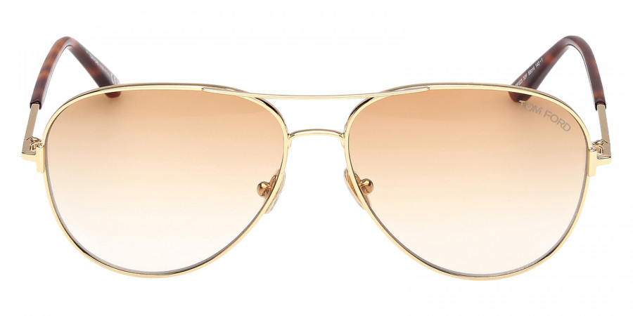 Tom Ford™ FT0823 Clark 30F 59 - Shiny Deep Gold/Blonde Havana