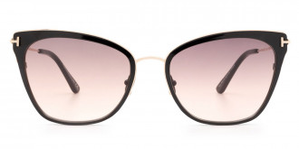 Color: Shiny Black with Shiny Rose Gold (01F) - Tom Ford FT0843Faryn01F56