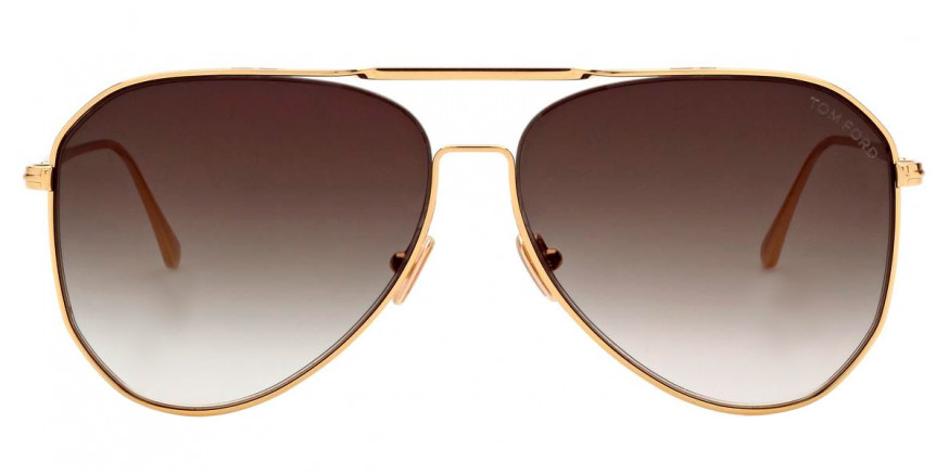 Tom Ford™ FT0853 Charles-02 30B 60 - Shiny TF Yellow Gold