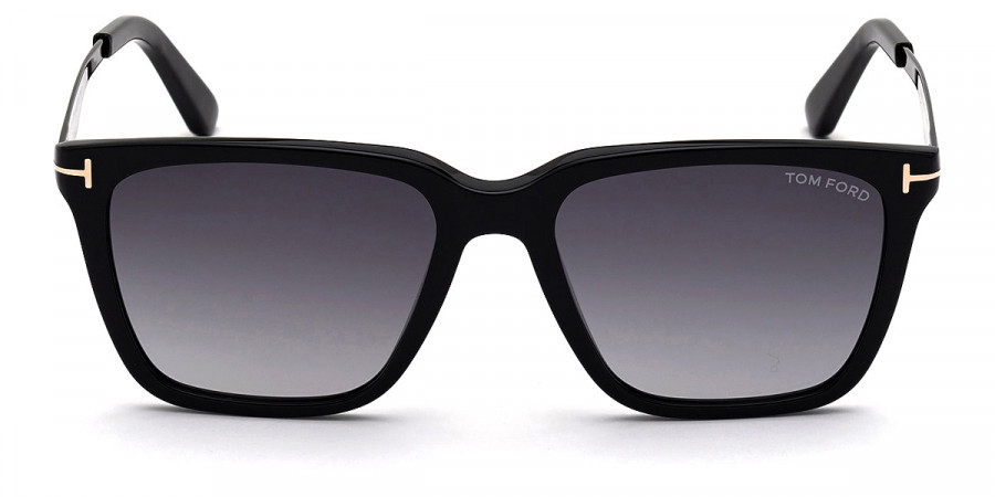 Tom Ford™ FT0862 Garrett 01B 54 - Shiny Black with Shiny Black