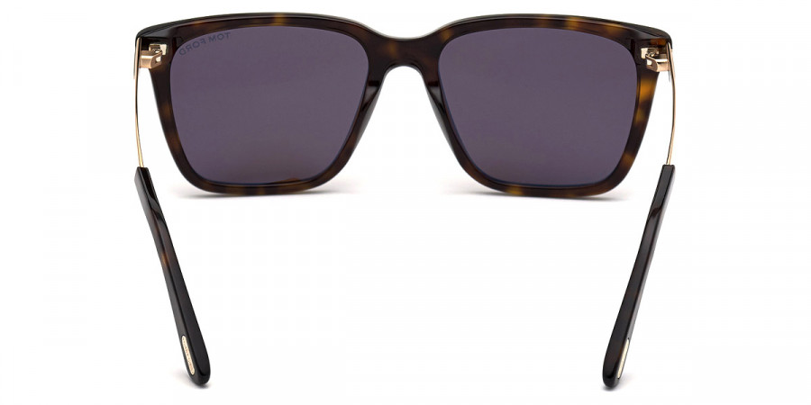 Color: Shiny Classic Dark Havana with Shiny Rose Gold (52E) - Tom Ford FT0862Garrett52E54