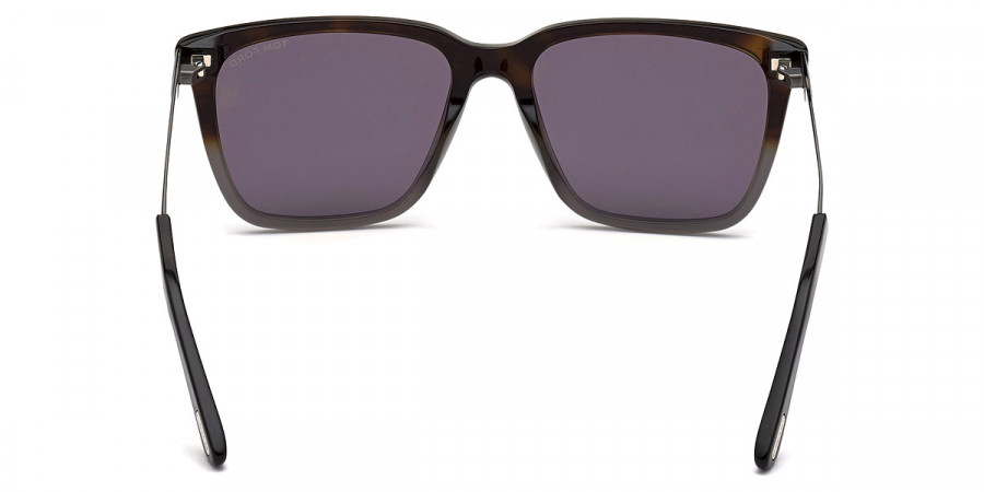 Color: Havana & Gray with Palladium (56C) - Tom Ford FT0862Garrett56C54