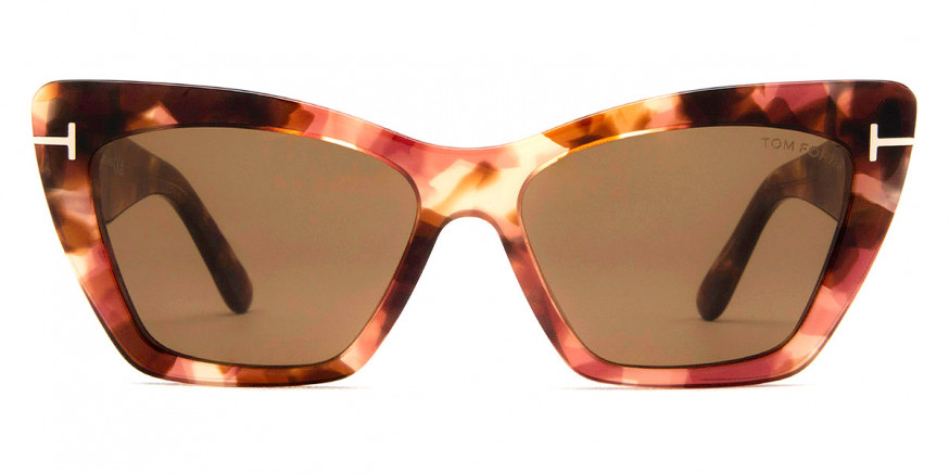 Tom Ford™ FT0871 Wyatt 55J 56 - Shiny Antique Pink Havana