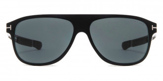 Tom Ford™ FT0880 Todd 02V 59 - Matte Black with Shiny Dark Ruthenium