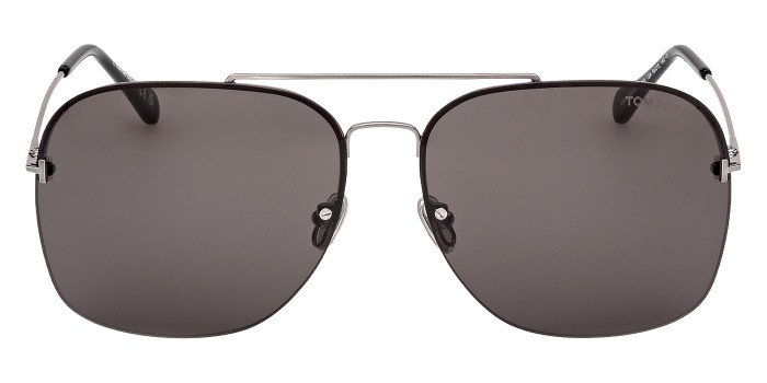 Tom Ford™ MACKENZIE-02 FT0883 12A 64 - Shiny Dark Ruthenium