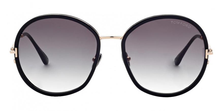 Tom Ford™ FT0946 Hunter-02 01B 58 - Shiny Black